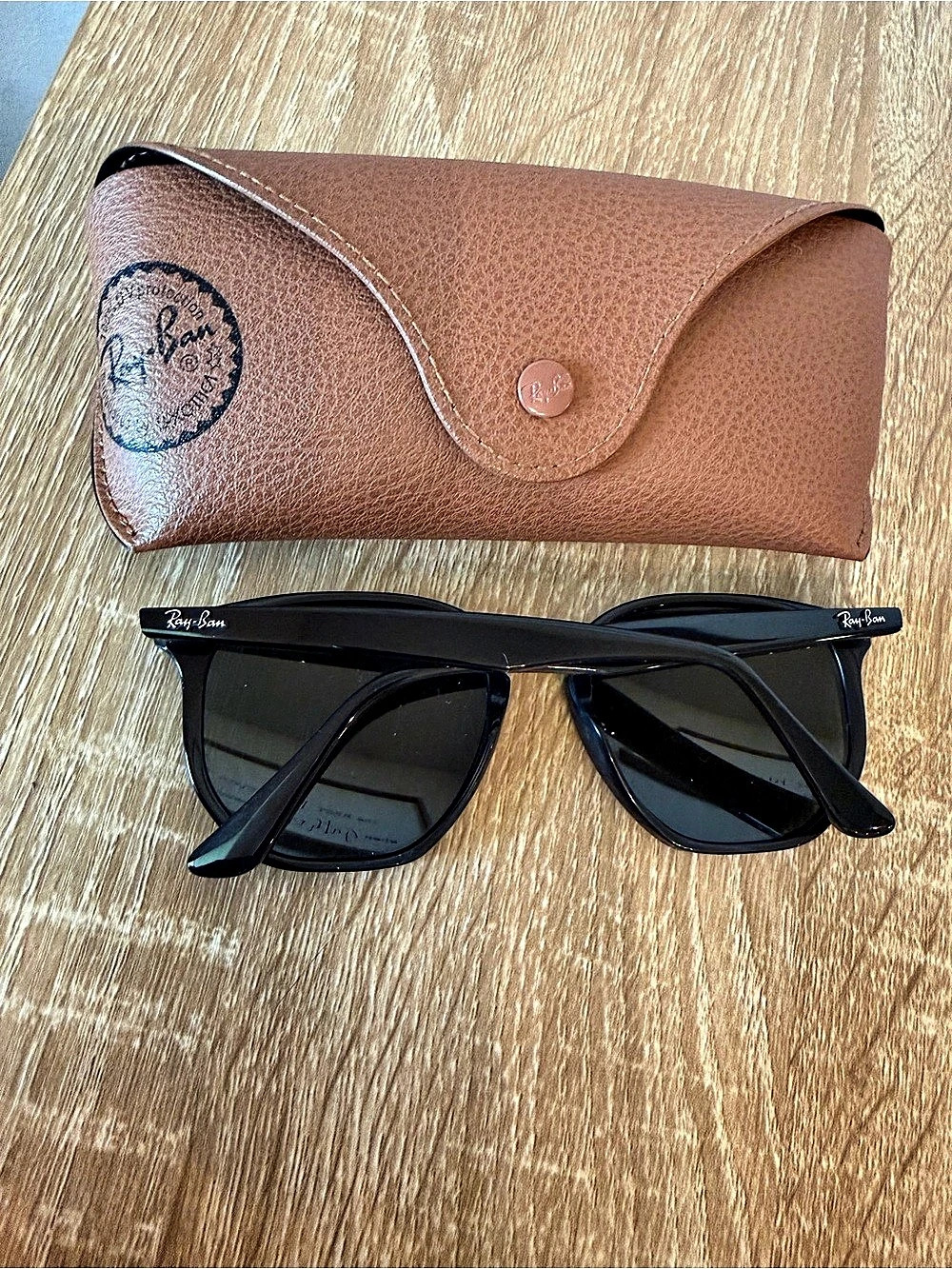 ✨ Ray-Ban RB4306 Hexagonal Sunglasses in Gloss Black ✨